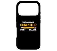 The Original Computer Humor Graphic Print-Delete Pencil Case for iPhone 17 Pro