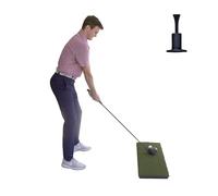 The Original Country Club Elite by Real Feel Golf Mats 1' X 3' Hitting Strip| Heavy Duty Commercial Practice Mat | Accepts A Real Tee | Swing Down and Through | Indoor/Outdoor