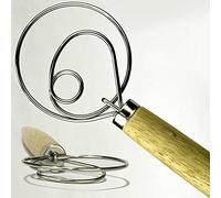 The Original Danish Dough Whisk - LARGE 13.5" Stainless Steel Dutch Style bread dough whisk