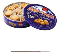 The Original Danish Recipe Butter Cookies Assortment, Royal DansK Danish Chocolate Biscuits Tin 300G (16 Ounce), Perfect Chritsmas Gift for friends and family, Gift Box for Women, Men & Kids (1 Tin)