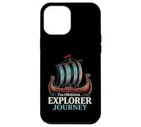 THE ORIGINAL EXPLORER JOURNEY Viking Ship Vintage Case for iPhone 12 Pro Max
