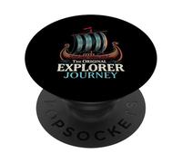 THE ORIGINAL EXPLORER JOURNEY Viking Ship Vintage PopSockets Adhesive PopGrip