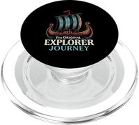 THE ORIGINAL EXPLORER JOURNEY Viking Ship Vintage PopSockets PopGrip for MagSafe