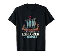 The Original Explorer Journey Viking Ship Vintage T-Shirt