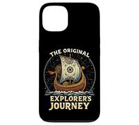 THE ORIGINAL EXPLORER'S JOURNEY Vintage Viking Ship Case for iPhone 13