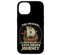 THE ORIGINAL EXPLORER'S JOURNEY Vintage Viking Ship Case for iPhone 14