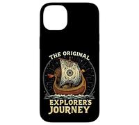 THE ORIGINAL EXPLORER'S JOURNEY Vintage Viking Ship Case for iPhone 14 Plus