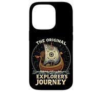 THE ORIGINAL EXPLORER'S JOURNEY Vintage Viking Ship Case for iPhone 14 Pro