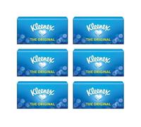 The Original Facial Tissue, Hypoallergenic, Soft, Thick and Absorbent, 64 Tissues per Box, Pack of 6