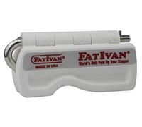 The Original Fat Ivan Fold Up Doorstop with Magnet - White