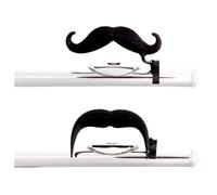 The Original Flute-stache 2.0 - [2-Pack] Clip-on Mustache for Flute, XL and Handlebar Combo Version, by Brasstache