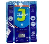 The Original Genuine All Purpose Hygienic J Cloths Pack of 5 Blue Cloths
