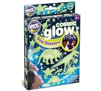 The Original Glowstars Company 6 Large Glow in the Dark Dinosaurs & 6 Stars - Plastic Self-Adhesive Room Decorations for Kids' Bedroom Ceiling & Wall, Dinosaur and Space Themed Glow Stickers