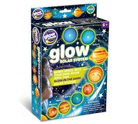 The Original Glowstars Company Glow in the Dark Solar System - 8 Colourful Planets that Glow at Night, Hanging Space Themed Room Decor for Kids' Bedroom with String Included