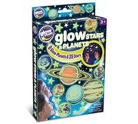 The Original Glowstars Glow in the Dark Stars and Planets - Realistic Ceiling & Wall Stickers for Kids' Bedroom, Educational Solar System Space Room Decor, Glow Galaxy Kit for Nighttime Fun