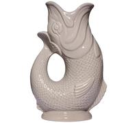 The Original Gluggle Jug - Mushroom Glug Jug in L, 22cm 0.6L - Gug Glug Fish Shaped Jug - Decorative Glugging Water, Cocktail, Wine & Gin Pitcher, Decanter or Vase - Hand Made in Britain