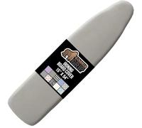 The Original Gorilla Grip Ironing Board Cover, Silicone Coating, Full Size Scorch Resistant Padding, Elastic Edge, Heavy Duty Iron Pad Covers Standard Boards, Hook and Loop Fastener Strap, Silver