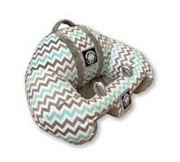 The Original Hugaboo Infant Sitting Chair | 2nd Edition | Blue Chevron