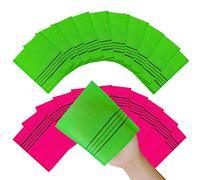 The Original Korean Exfoliating Mitt Body Scrub 20pcs (Green10+Red10)/Korean Italy Towel/Asian Exfoliating Bath Washcloth for Dead Skin/Bath Sponge