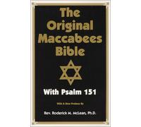 The Original Maccabees Bible With Psalm 151