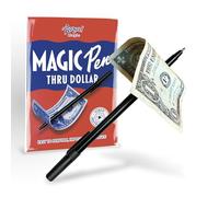 The Original Magic Pen Trick for Dollar Bill Penetration - Real Working Pen for Close-Up Mystery Illusion - Fun, Easy, and Amazing Magic Tricks for Adults, Beginners, and Kids Who Love Performing
