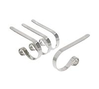 The Original MantleClip - 4 pack - Silver by Haute Decor