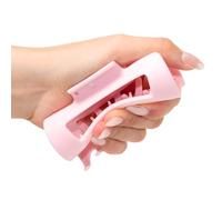 The Original Mello Hair Claw Clip Squishy Claw Clip (Pink, Medium) Made in Korea