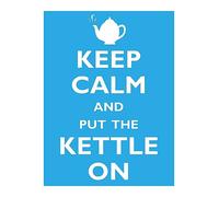 The Original Metal Sign Company Keep Calm & Put The Kettle On! - Metal Wall Sign