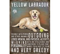 The Original Metal Sign Company - Yellow Labrador Dog Fridge Magnet
