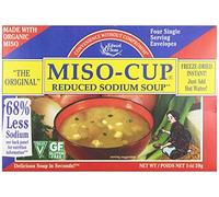 "The Original" Miso-Cup, Reduced Sodium Soup, 4 Single Servings, 7.2 g Each