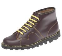 The Original Monkey Boot, Retro Style WINE Leather UK size 12