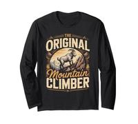 The Original Mountain Climber Mountain Goats Long Sleeve T-Shirt