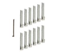 The Original No Damage Hook with Tapered tip for Smaller Hangers. (12 Pack)