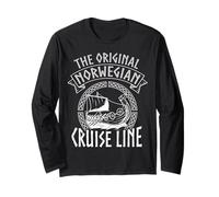 THE Original Norwegian Cruise LINE Viking Ship Long Sleeve T-Shirt
