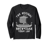The Original Norwegian Cruise LINE Viking Ship Long Sleeve T-Shirt