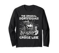 The Original Norwegian Cruise LINE Viking Ship Nordic Long Sleeve T-Shirt