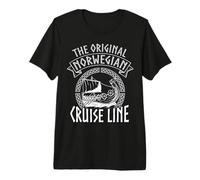 THE Original Norwegian Cruise LINE Viking Ship Premium T-Shirt