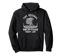 THE ORIGINAL NORWEGIAN CRUISE LINE Viking Ship Pullover Hoodie