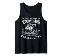 THE Original Norwegian Cruise LINE Viking Ship Tank Top