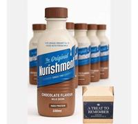 The Original Nurishment Chocolate Flavour Milk Drink High Protein Price Marked Bottles - 330ml Pack of 6