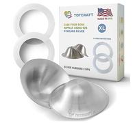 The Original Nursing Silver Cups Made in USA, Nipple Shields for Nursing Newborn, Nipple Cover Breastfeeding, Silver Nursing Cups for Sore Nipples, Silver Nipple Shield, Silver Cups Breastfeeding