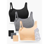 The Original: Our Basic Pumping Bra - YN08 | Color: 3 Pack | Size: 2XL