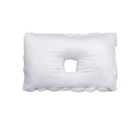 The Original Pillow with a Hole V2, UK Made Ear Pain Relief for CNH | Lie on your sore side again without crushing tender cartilage. Soothes CNH, ear piercings, tinnitus and headphone pressure.