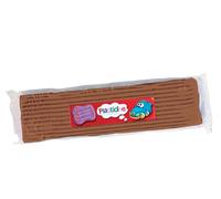 The Original Plasticine, One Colour Slab 400g - Brown, Modelling Clay for Professional Animators and Model Makers, Easy to Shape and Mould, Make Sculptures, Models and Stop-Motion Animations