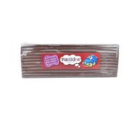 The Original Plasticine, One Colour Slab 400g - Chocolate, Modelling Clay for Professional Animators and Model Makers, Easy to Shape and Mould, Make Sculptures, Models and Stop-Motion Animations