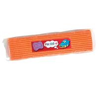 The Original Plasticine, One Colour Slab 400g - Orange, Modelling Clay for Professional Animators and Model Makers, Easy to Shape and Mould, Make Sculptures, Models and Stop-Motion Animations