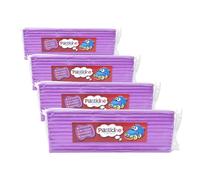 The Original Plasticine, One Colour Slab 400g - Violet Neon, Modelling Clay for Professional Animators and Model Makers, Easy to Shape and Mould, Make Sculptures, Models and Stop-Motion Animations