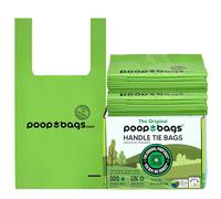 The Original Poop Bags® Dog Poop Bags with Handles, 38% Plant-Based, Heavy-Duty & Leak-Proof Poop Bags for Dogs, 300 Count