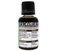 The Original Prestige - Oak Extract Concentrate 30 ml - Natural American Oak Flavoring - Concentrated Wood-Aged Aroma for Beverages & Food - Sufficient for 30L to 1500 Litres of Beverage