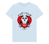 The Original Ramen Company Torc Ramen Happy Panda Love Light Blue T-Shirt | Size: 2XL The Original Ramen Company Light Blue 2XL